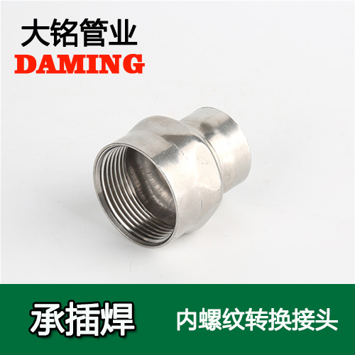 DN15*1/2 承插焊接式好色先生IOS下载內螺紋轉換接頭（304 316L）