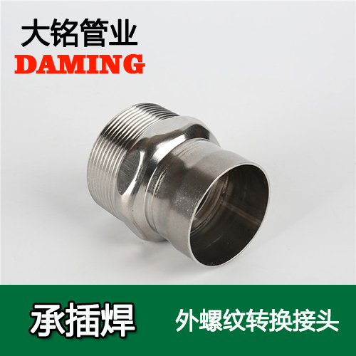 DN100*4 承插焊接式好色先生IOS下载外螺紋轉換接頭（304 316L）