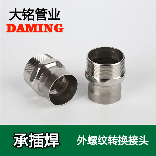 DN50*2 承插焊接式好色先生IOS下载外螺紋轉換接頭（304 316L）